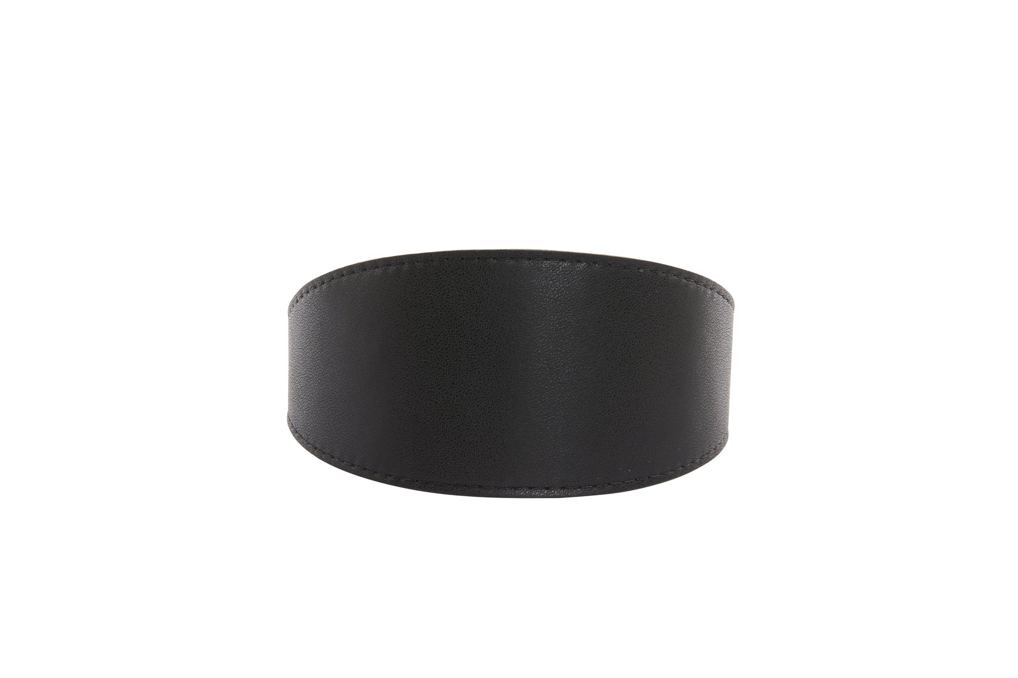 Black Vegan Leather 2” Wide Collar