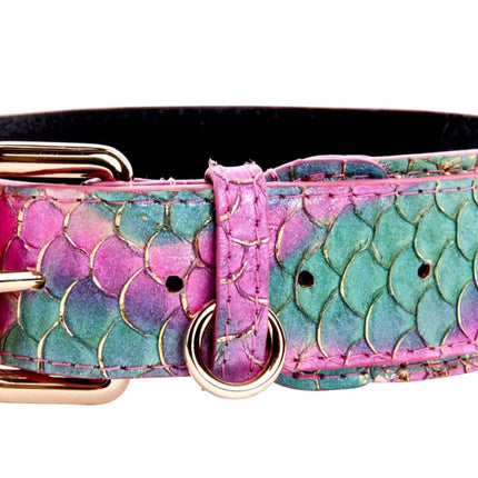 Mermaid Collection. Stunning Custom Colored Tilapia With Gold Classic Hardware