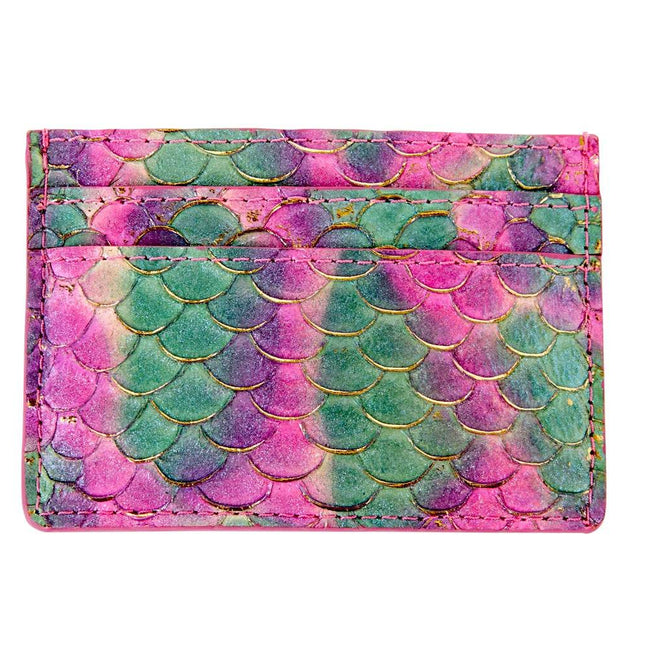 Mermaid Collection. Stunning Custom Colored Tilapia Card Wallet.