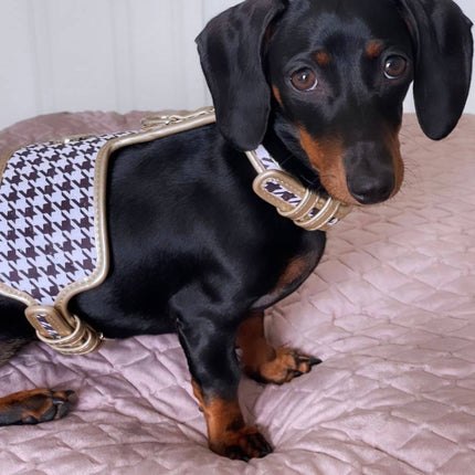 The Houndstooth Dog Harness