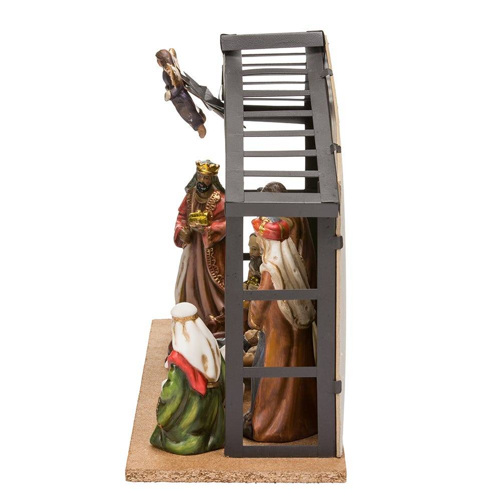 Kurt Adler 3.5-5-Inch Porcelain 11-Piece Nativity Set