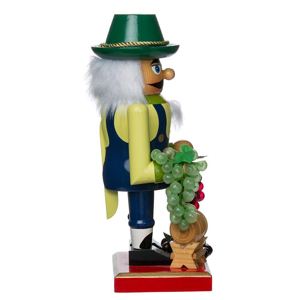 Kurt Adler 10.25-Inch Wooden Winemaker Nutcracker