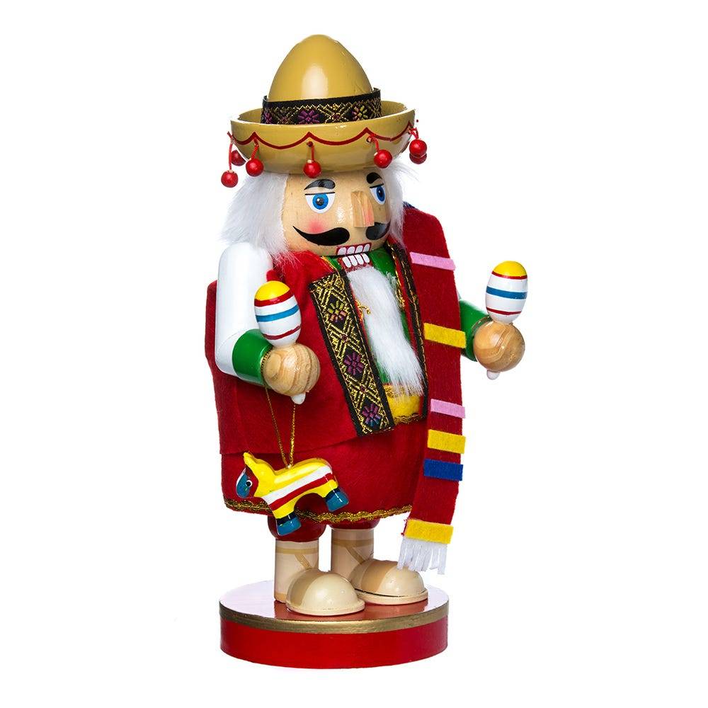 Kurt Adler 10.25-Inch Chubby Mexican Nutcracker Tablepiece