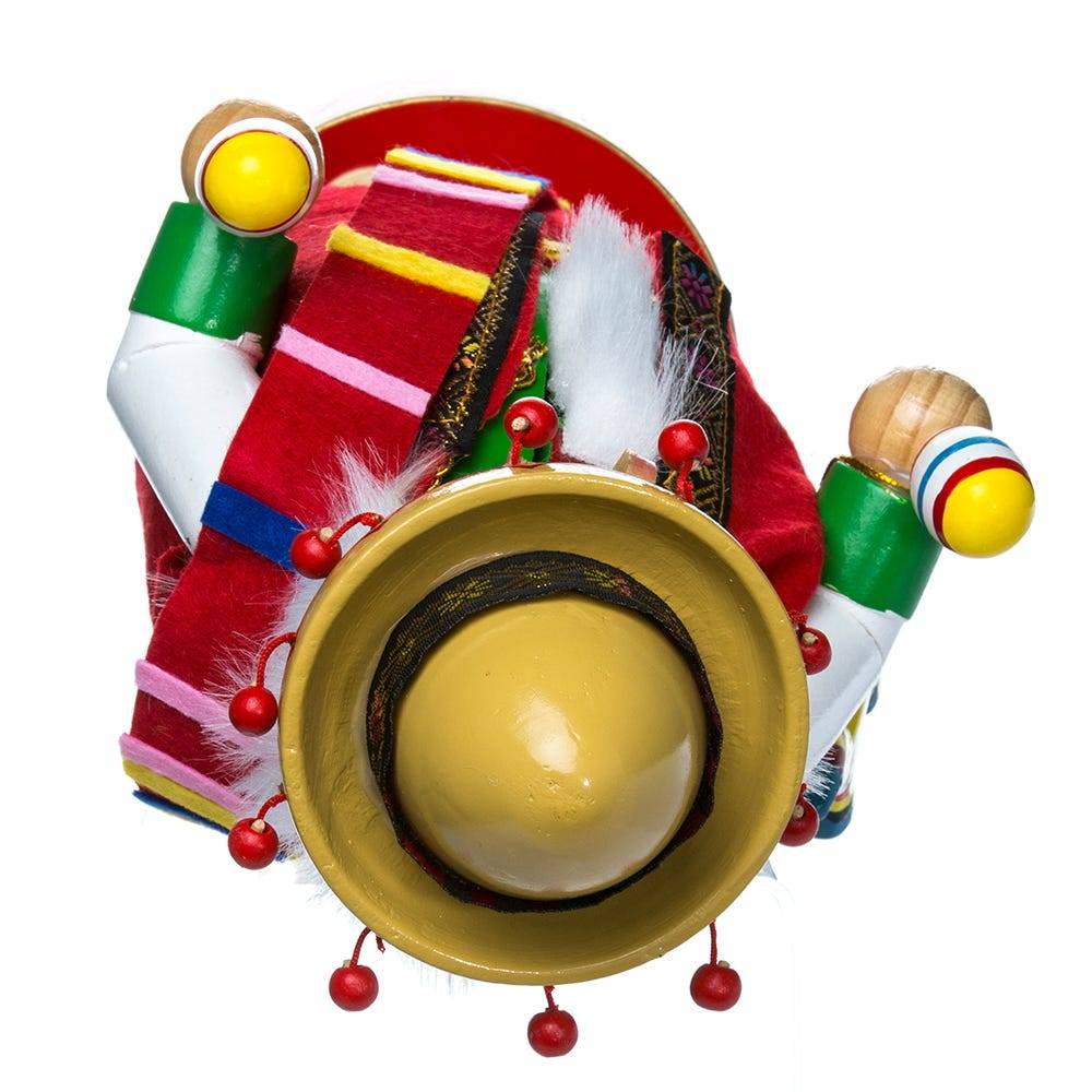 Kurt Adler 10.25-Inch Chubby Mexican Nutcracker Tablepiece