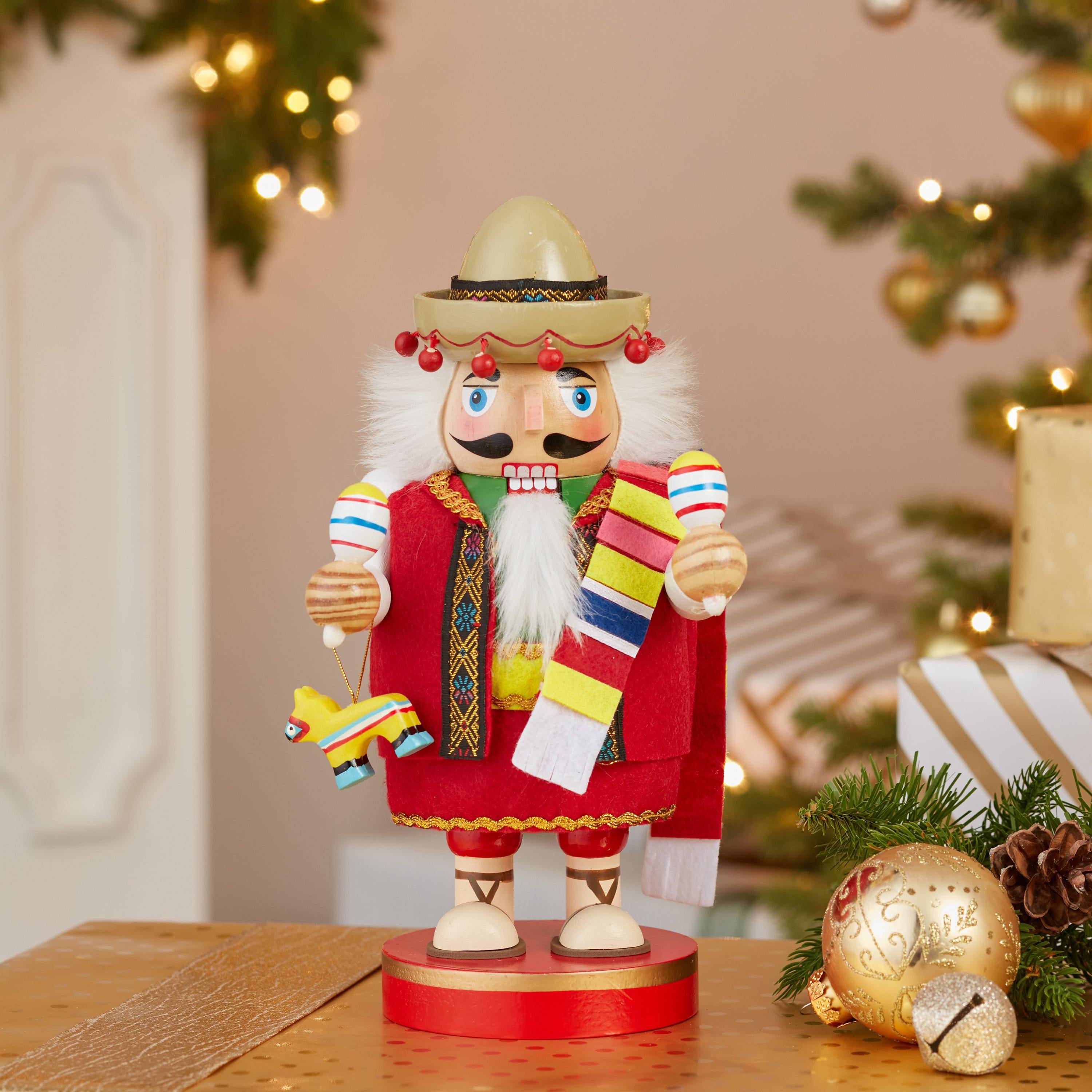 Kurt Adler 10.25-Inch Chubby Mexican Nutcracker Tablepiece