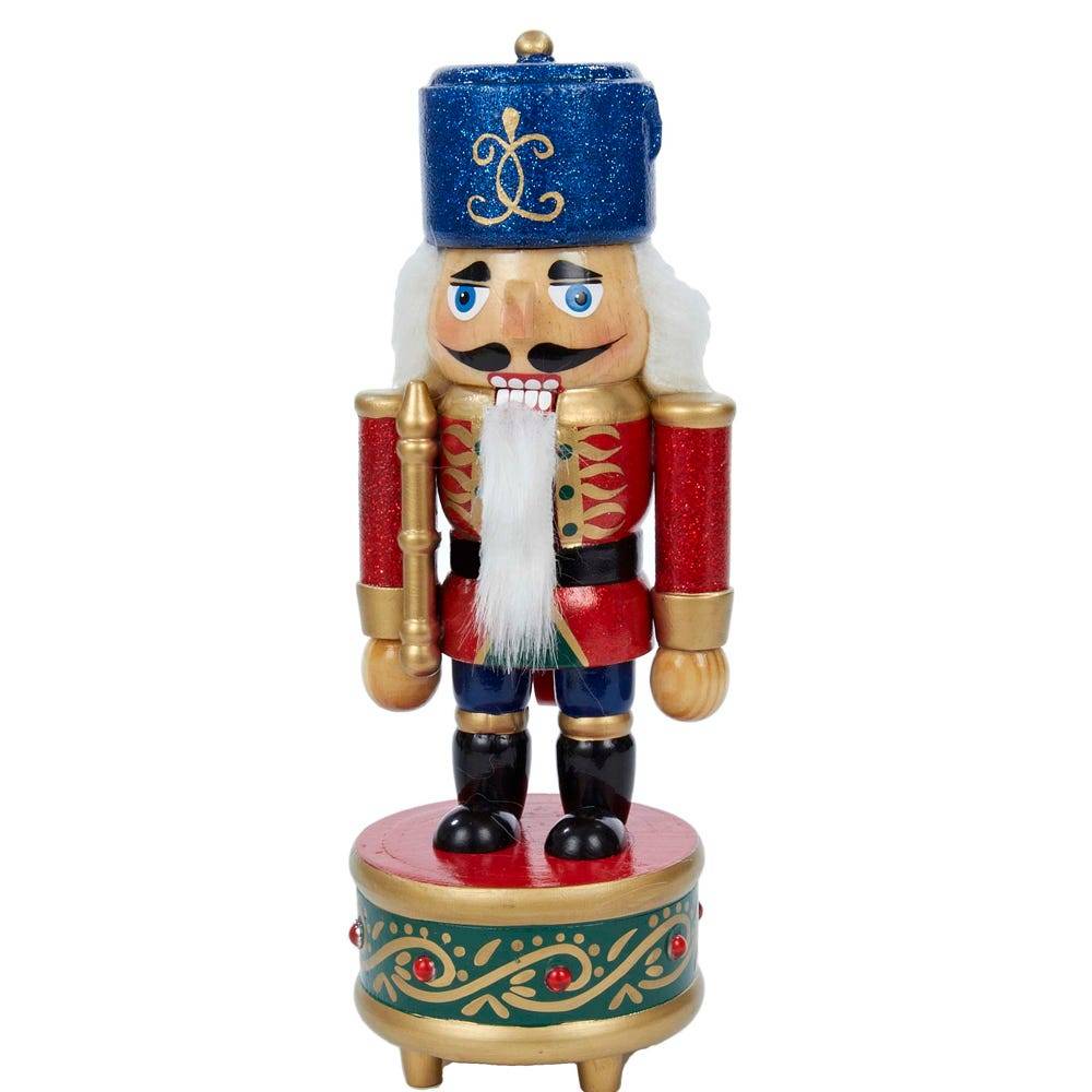 Kurt Adler 8.5-Inch Wooden Musical Soldier Nutcracker