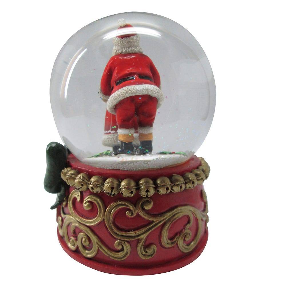 Kurt Adler 100MM Mr. & Mrs. Claus Musical Snowglobe