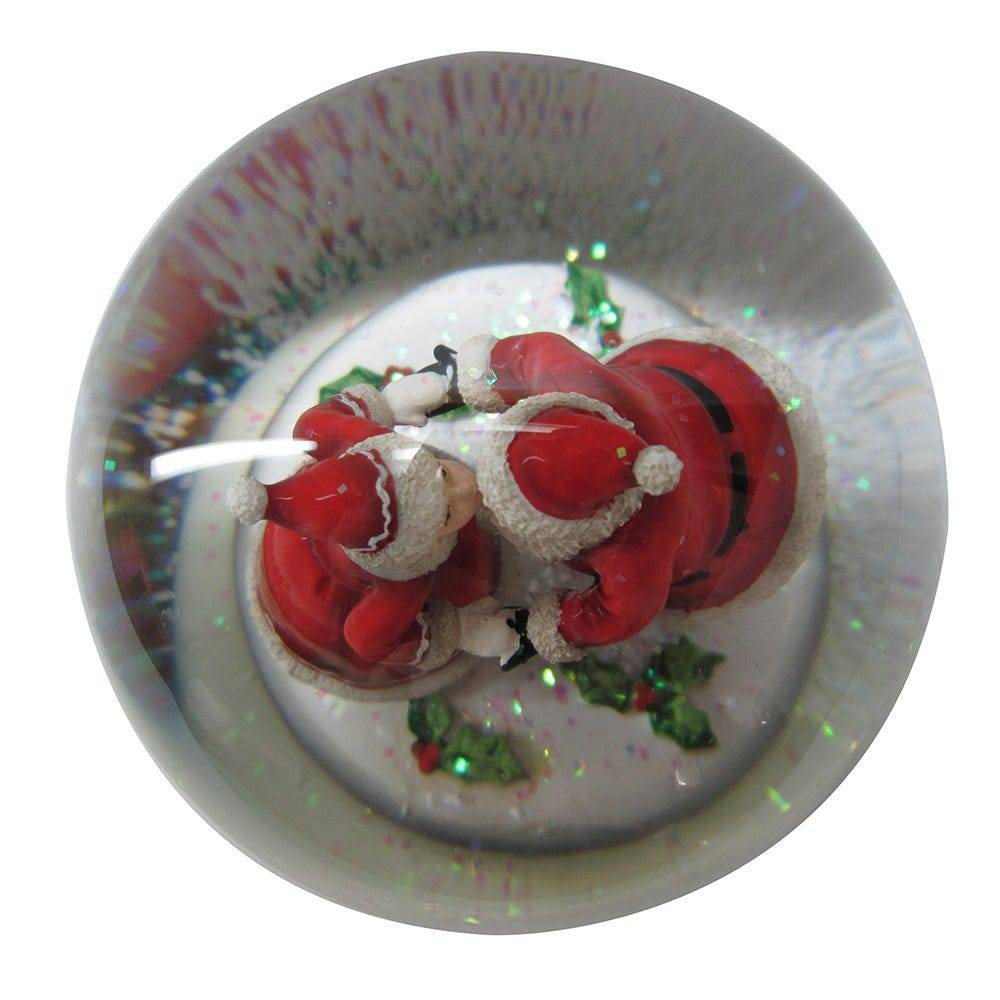 Kurt Adler 100MM Mr. & Mrs. Claus Musical Snowglobe