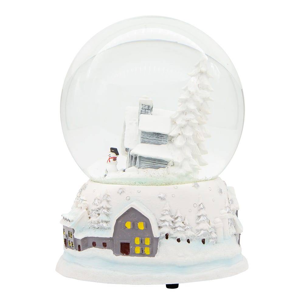 Kurt Adler 120MM Musical Snowy House Water Globe