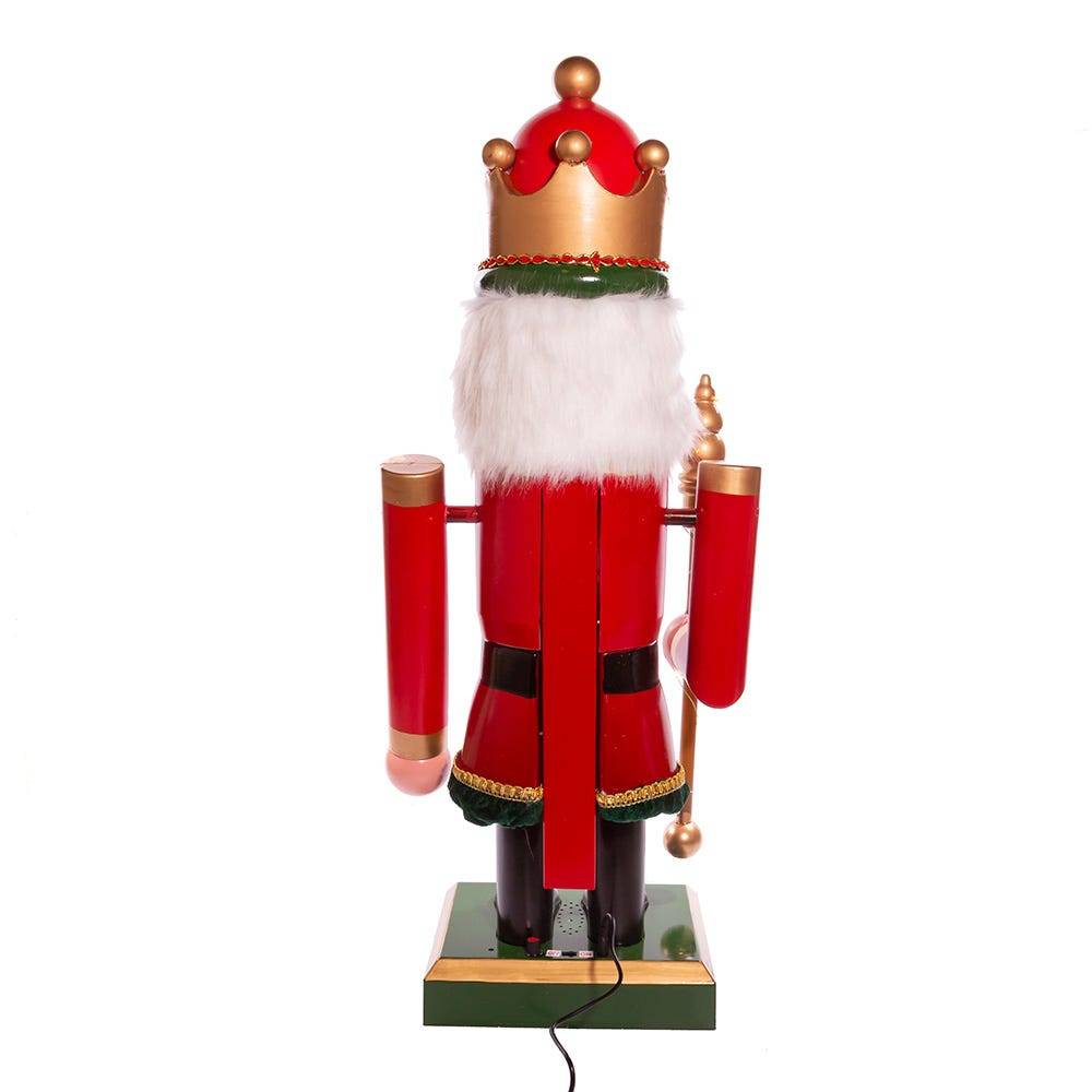 Kurt Adler 43-Inch Lighted Musical Collapsible Nutcracker