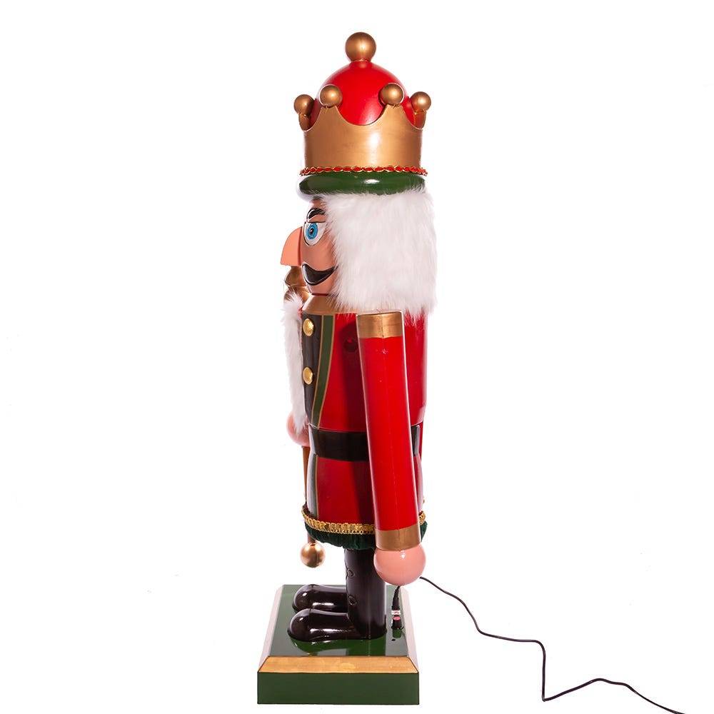 Kurt Adler 43-Inch Lighted Musical Collapsible Nutcracker