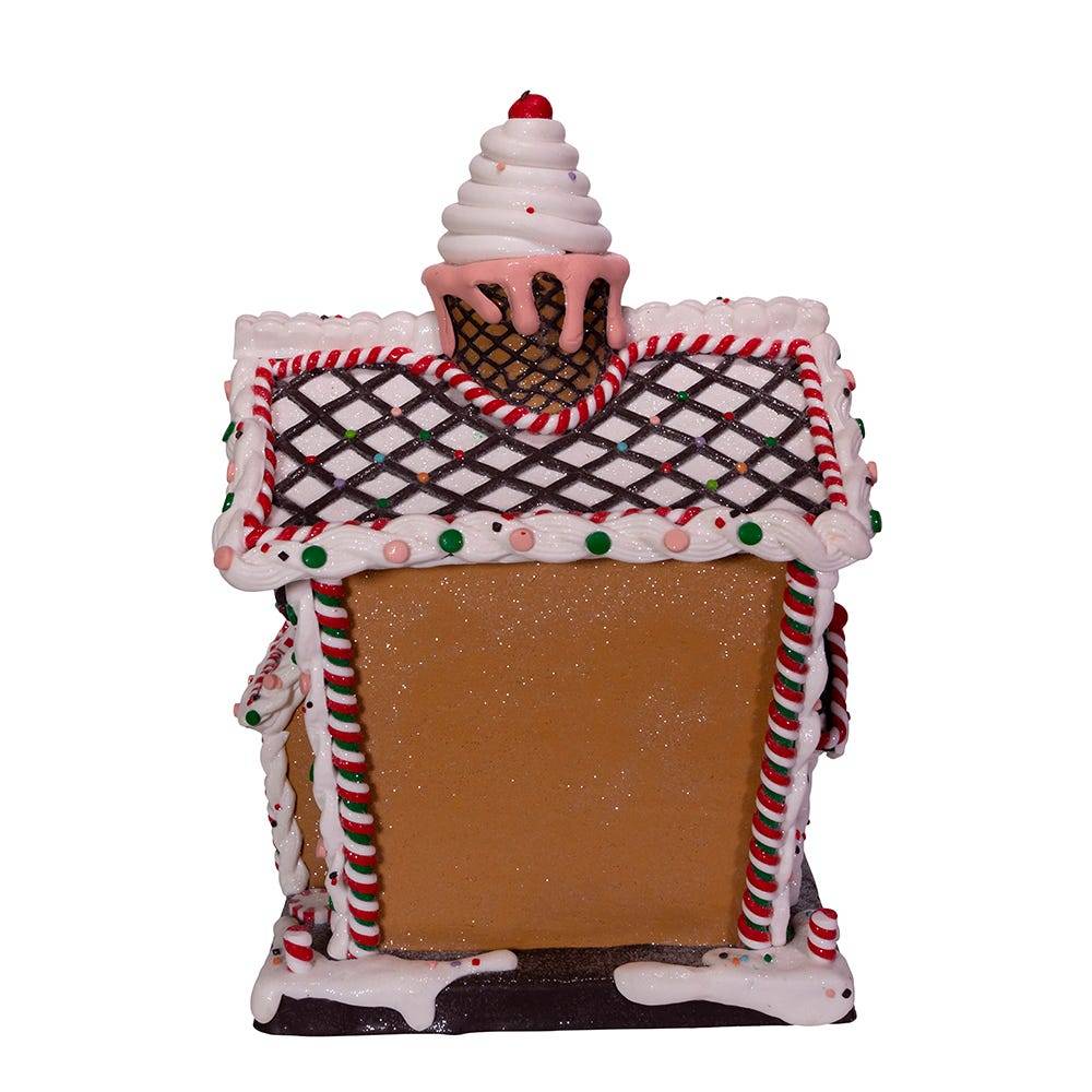 Kurt Adler 14-Inch Battery-Operated Light-Up Gingerbread House