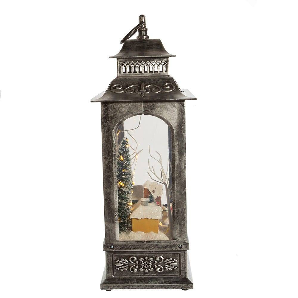 Kurt Adler 15-Inch Battery-Operated LED Musical Christmas Village Lantern