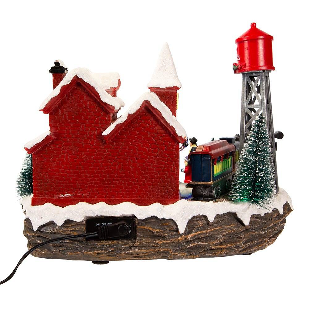 Kurt Adler 9.25-Inch Light Up Musical Christmas Village