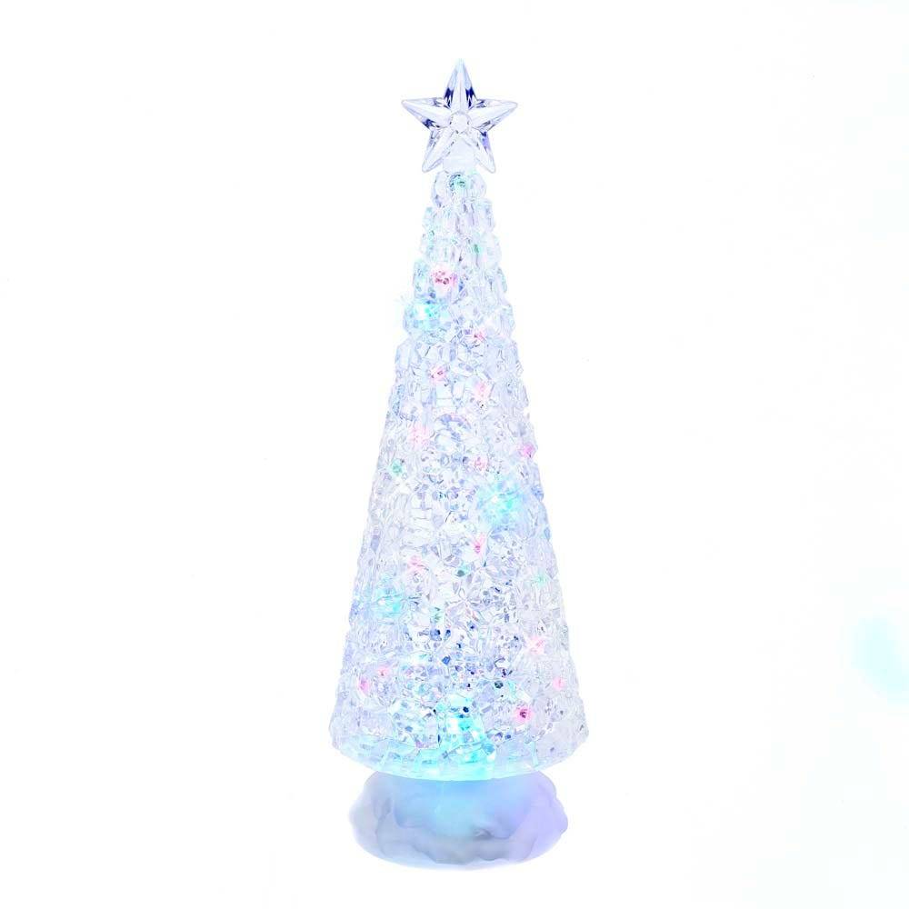 Kurt Adler 13-Inch Battery-Operated LED Lit Tree with Water Table Piece