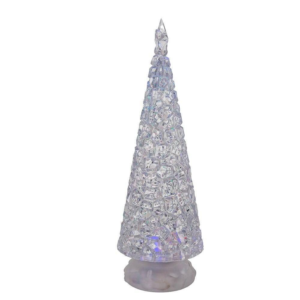 Kurt Adler 13-Inch Battery-Operated LED Lit Tree with Water Table Piece