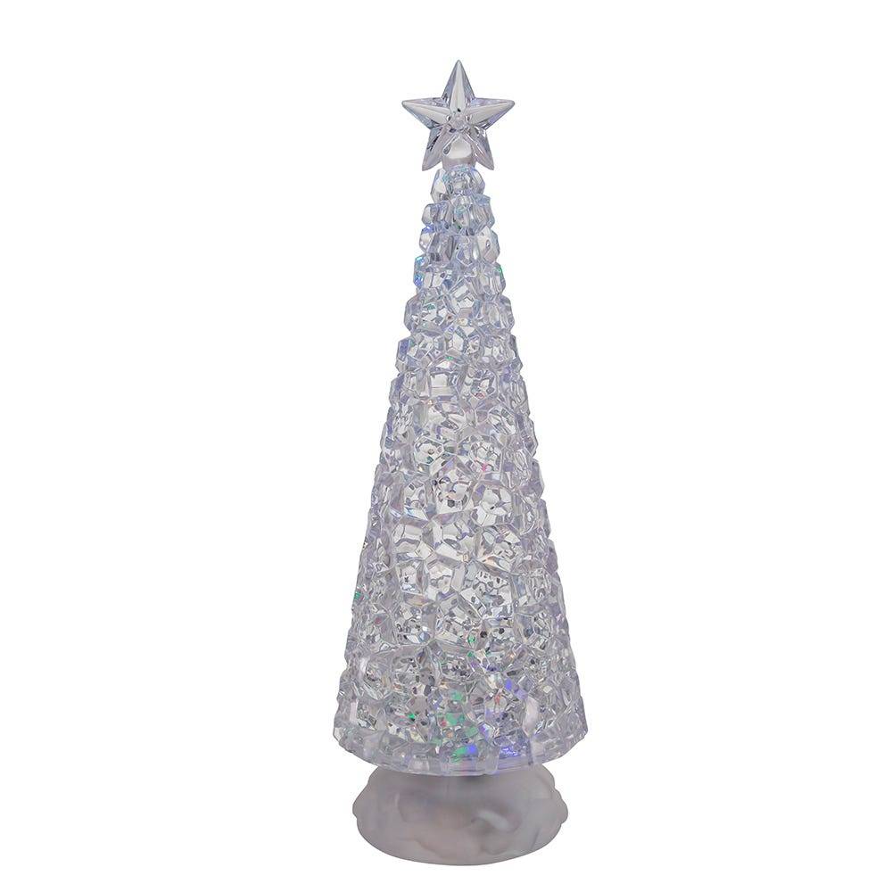 Kurt Adler 13-Inch Battery-Operated LED Lit Tree with Water Table Piece