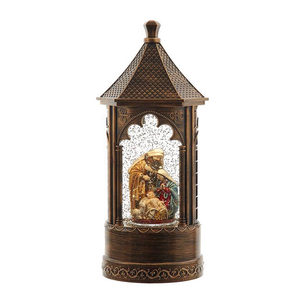 Kurt Adler 11.5-Inch Battery Operated Lighted Nativity Water Lantern