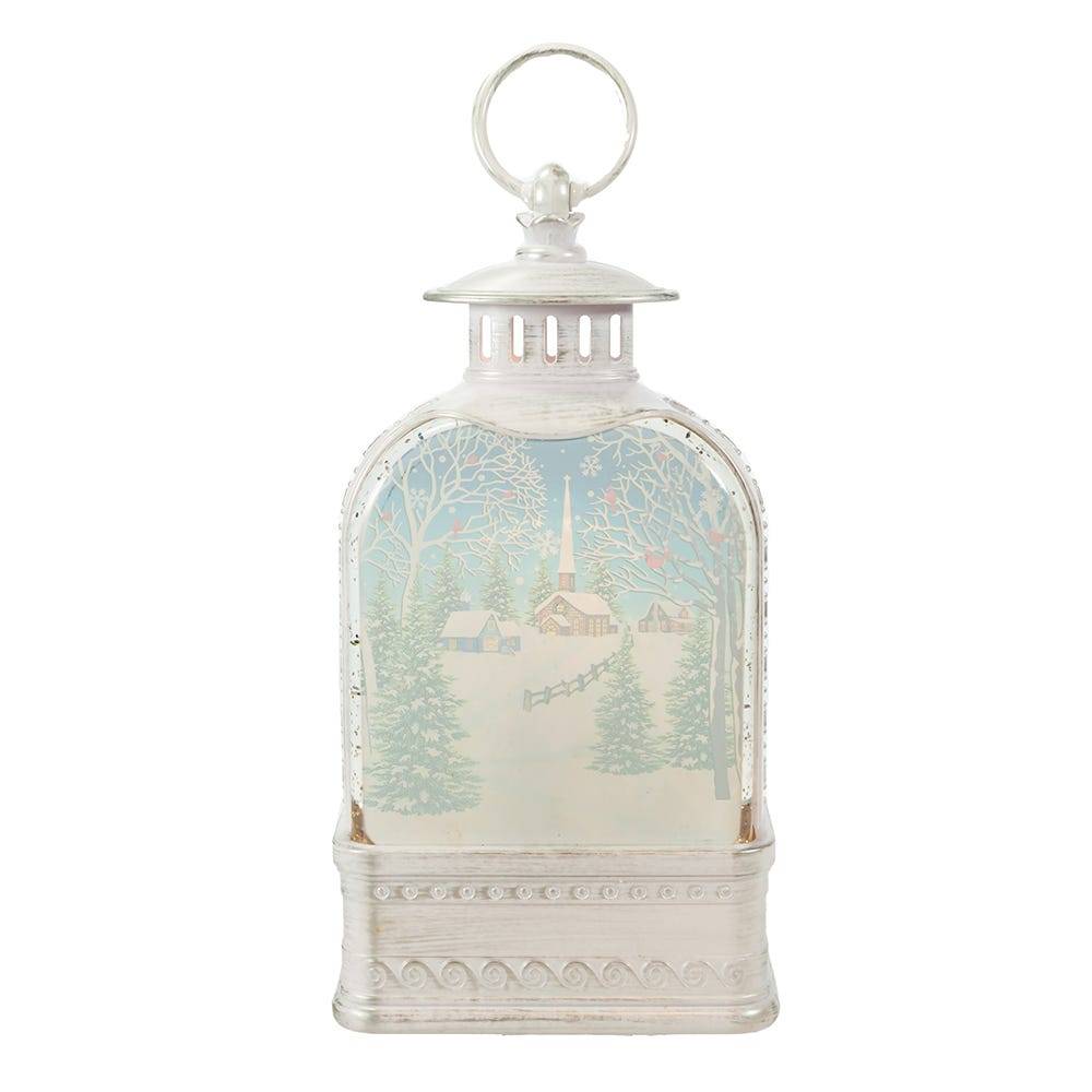 Kurt Adler 9.5-Inch Battery-Operated Lighted Santa Water Lantern