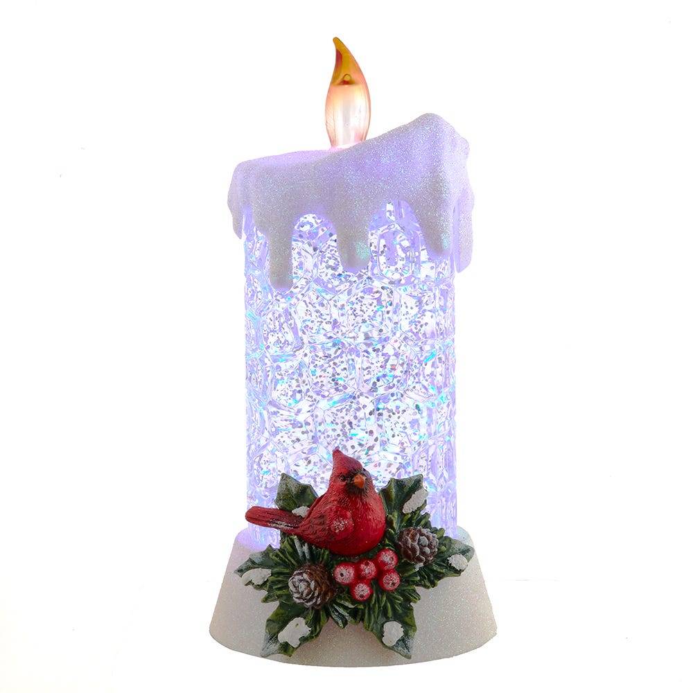 Kurt Adler 8.5-Inch Battery Operated Color Changing LED Lighted Cardinal Candle