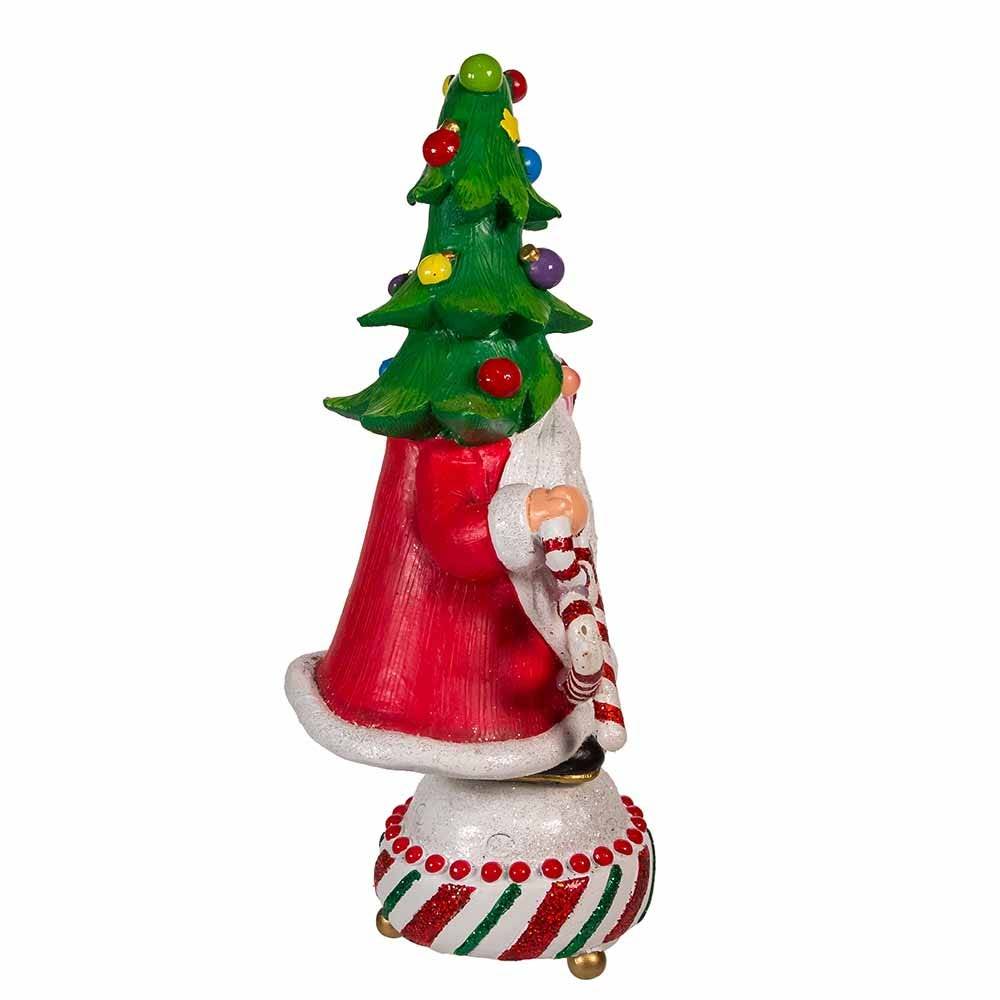 Kurt Adler 12-Inch Jolly Jingles Tree Hat Gnome Table Piece