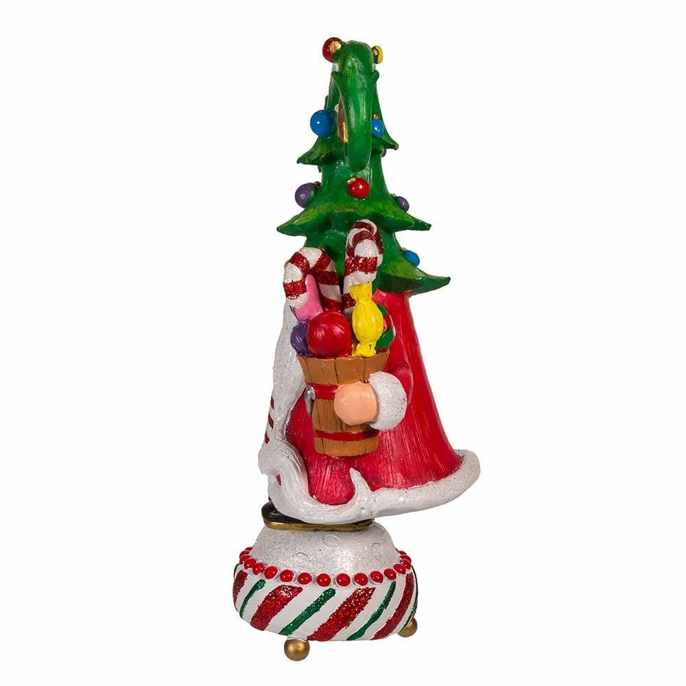 Kurt Adler 12-Inch Jolly Jingles Tree Hat Gnome Table Piece