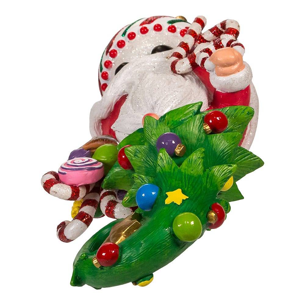 Kurt Adler 12-Inch Jolly Jingles Tree Hat Gnome Table Piece