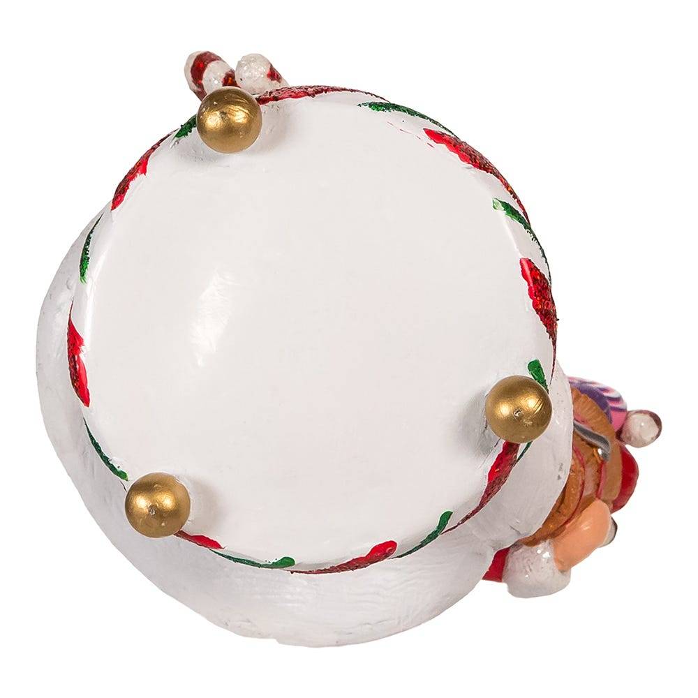 Kurt Adler 12-Inch Jolly Jingles Tree Hat Gnome Table Piece