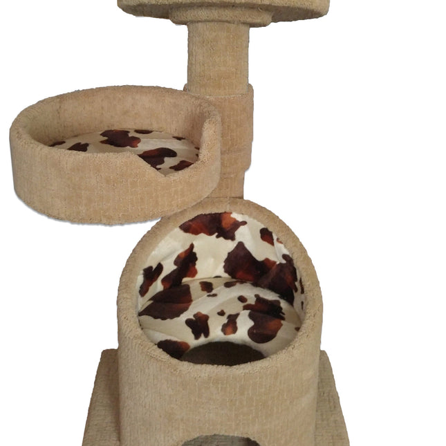 KB2 Cat Tower with 2 Cat Beds