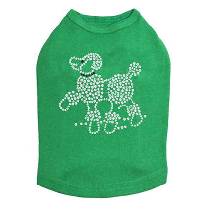 Poodle (Rhinestones) - Dog Tank