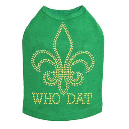 Fleur de Lis - Who Dat Dog Tank