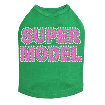 Super Model (Pink)- Dog Tank