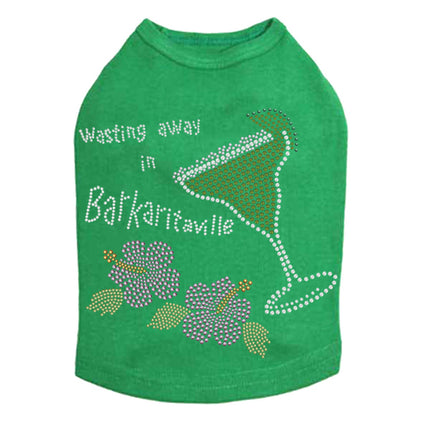 Wasting Away in Barkaritaville Hibiscus - Dog Tank