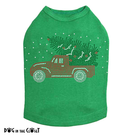 Christmas Truck (Small) - Dog Tank