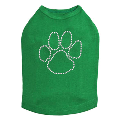 Paw (Silver Nailheads) - Dog Tank