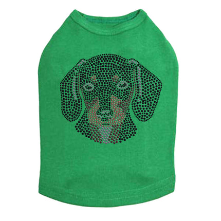 Dachshund Face - Dog Tank