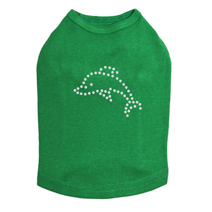 Dolphin (Small Rhinestone) - Dog Tank