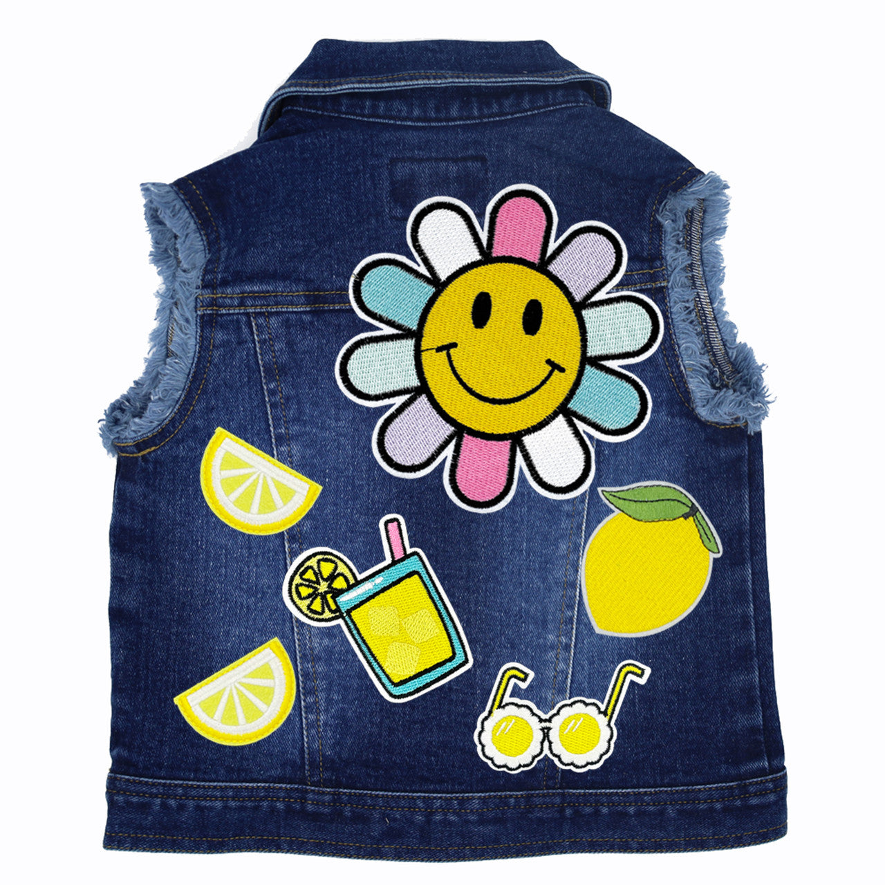 Lemonade Kids Denim Vest Blue Denim