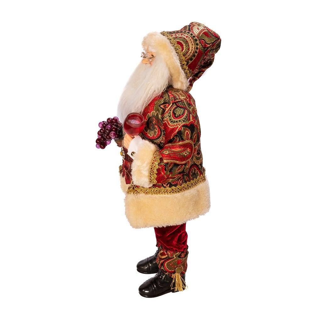 Kurt Adler 18-Inch Kringle Klaus Wine Santa