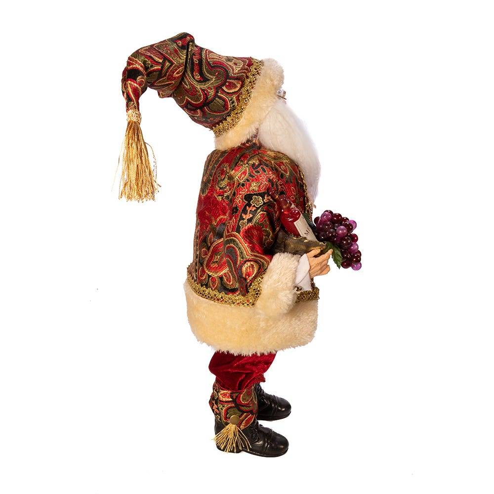 Kurt Adler 18-Inch Kringle Klaus Wine Santa