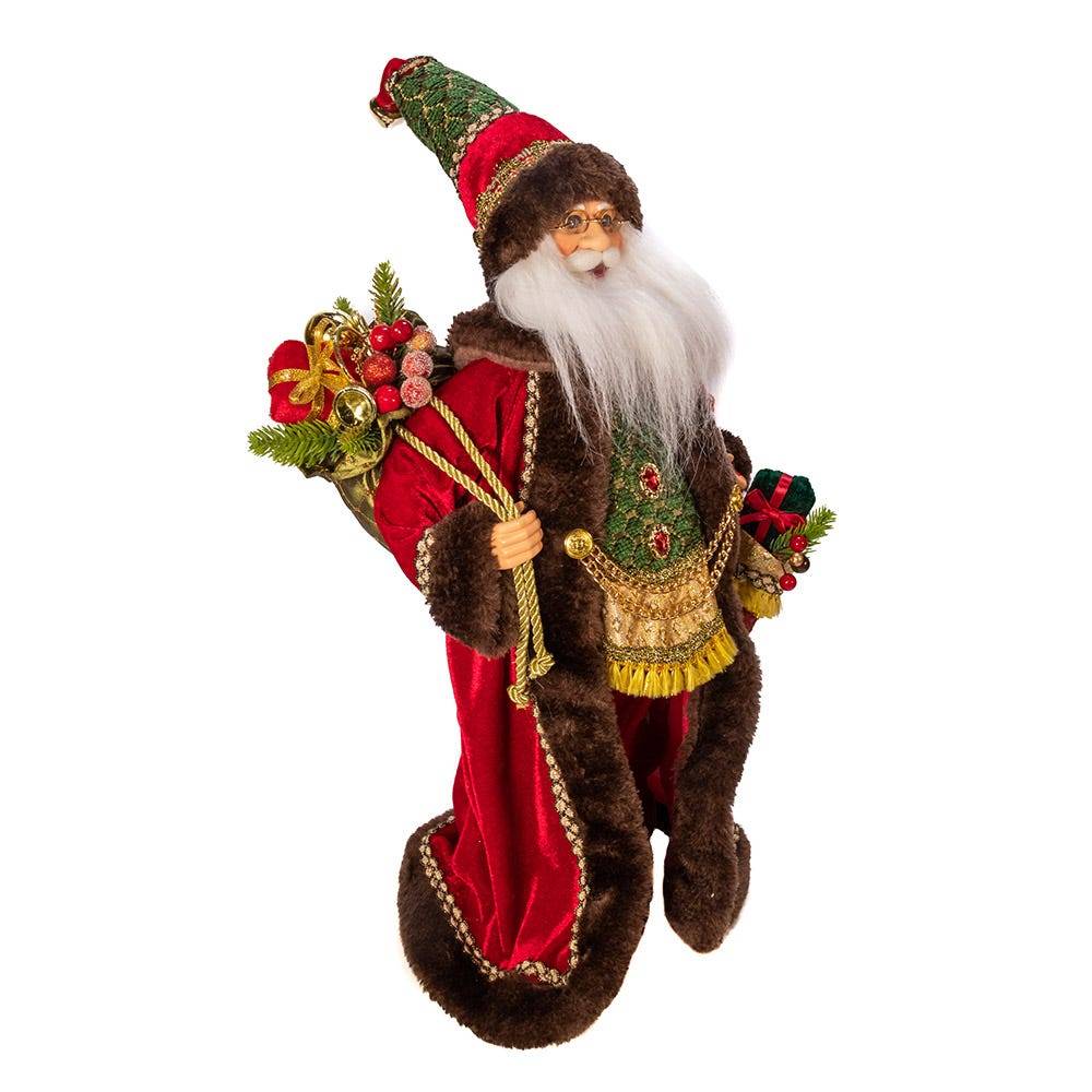 Kurt Adler 18-Inch Kringle Klaus Elegant Santa