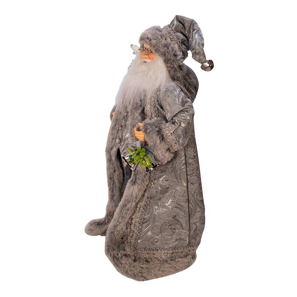 Kurt Adler 18-Inch Kringle Klaus Silver Santa