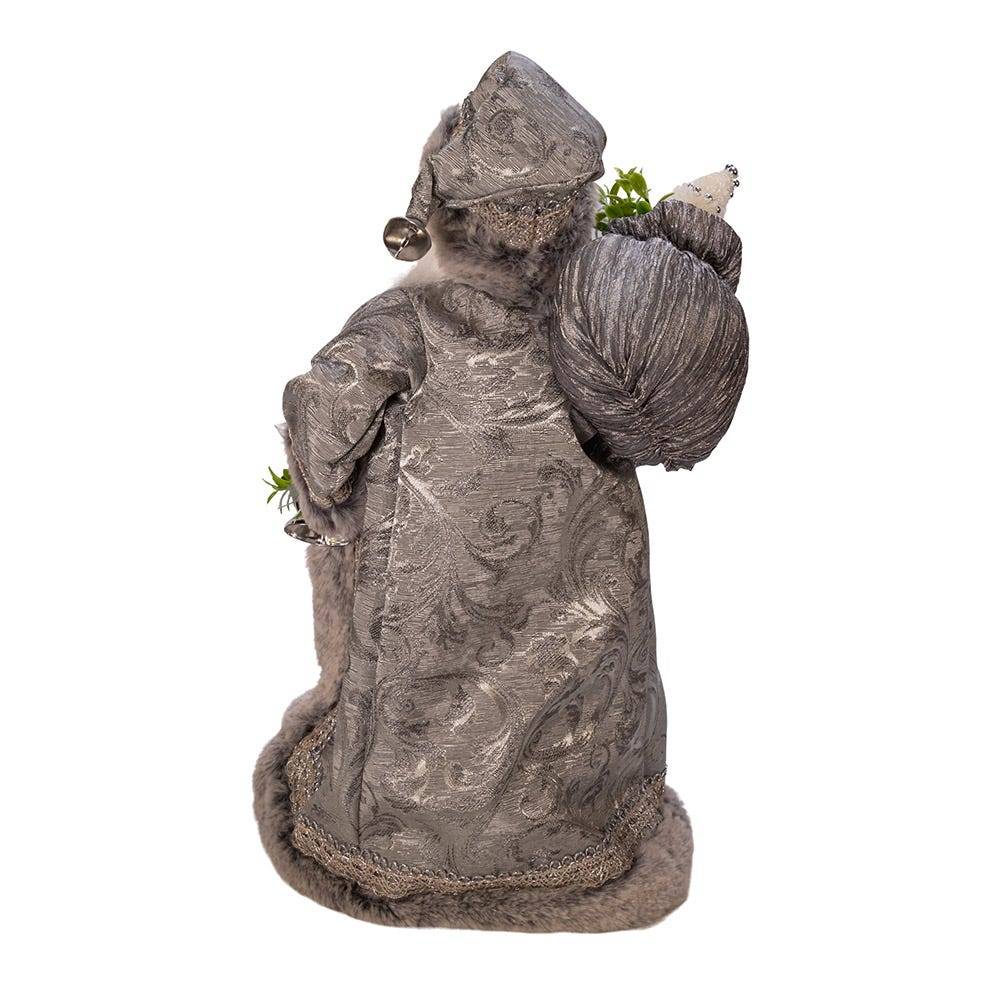 Kurt Adler 18-Inch Kringle Klaus Silver Santa