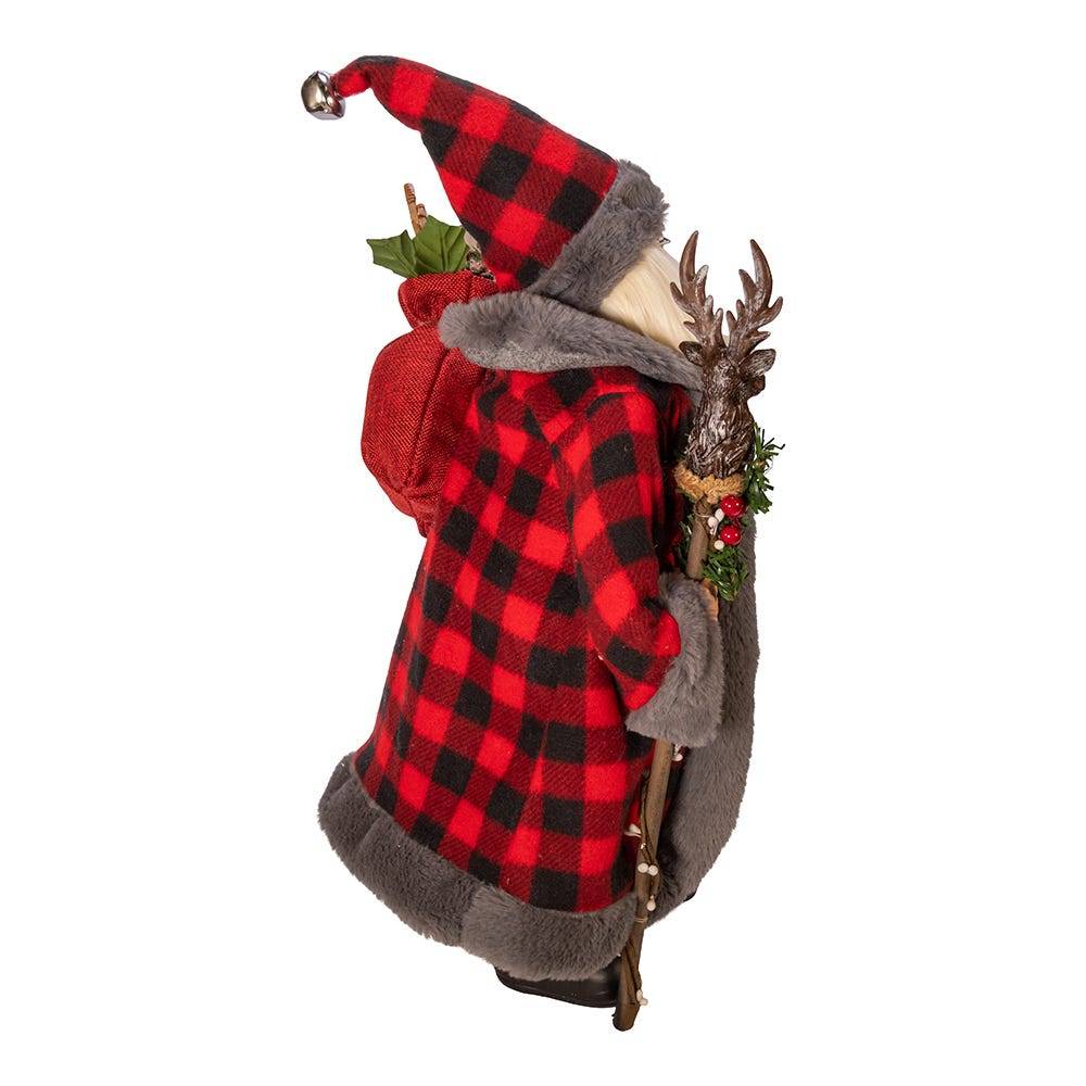 Kurt Adler 18-Inch Kringle Klaus Red and Gray Santa