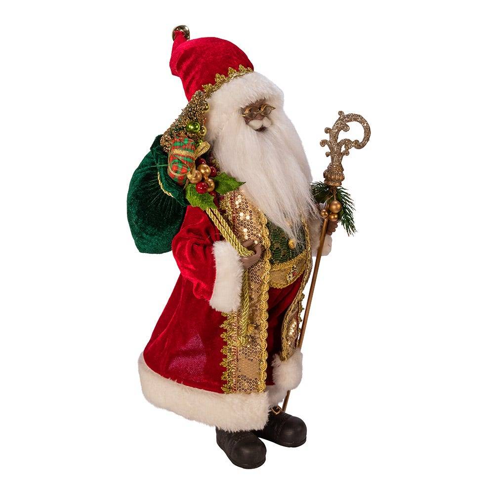 Kurt Adler 18-Inch Kringle Klaus African American Santa