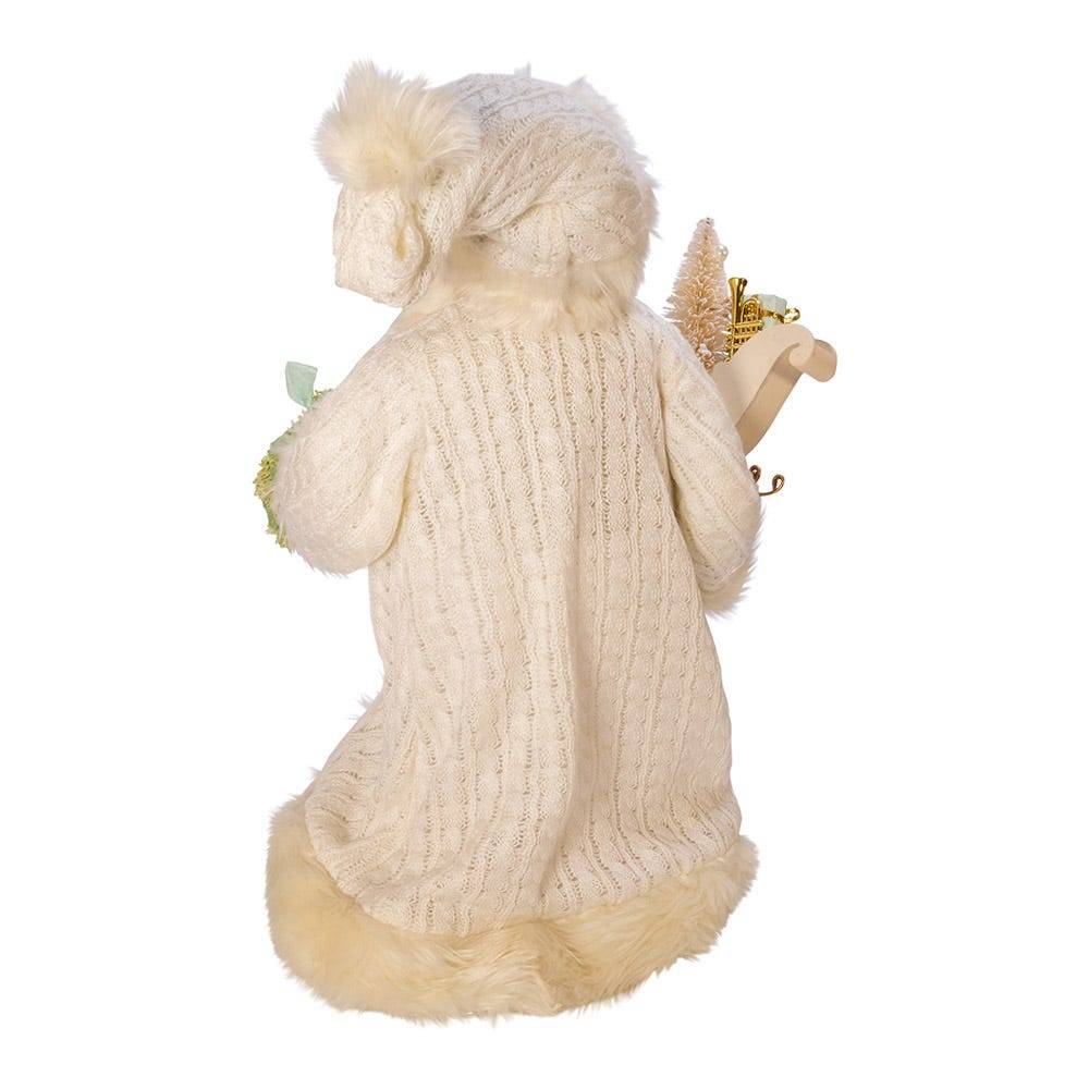 Kurt Adler 18-Inch Kringle Klaus Winter White Santa