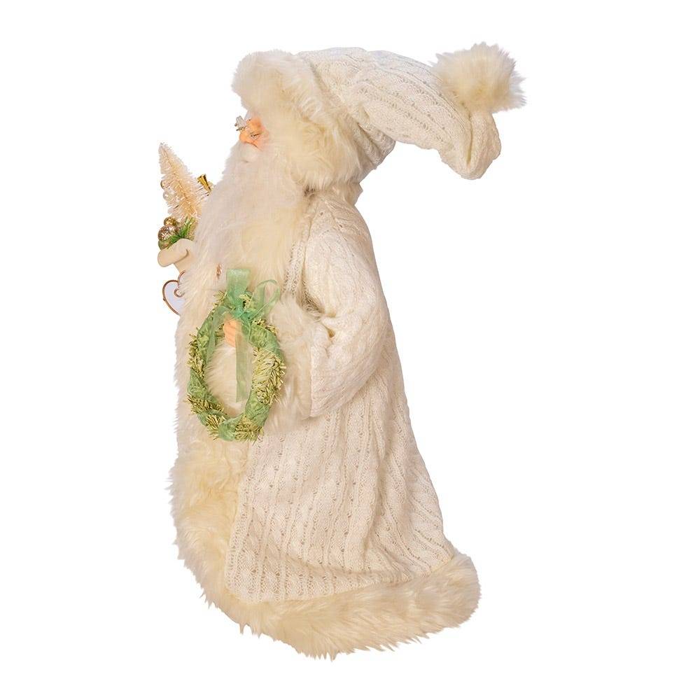 Kurt Adler 18-Inch Kringle Klaus Winter White Santa