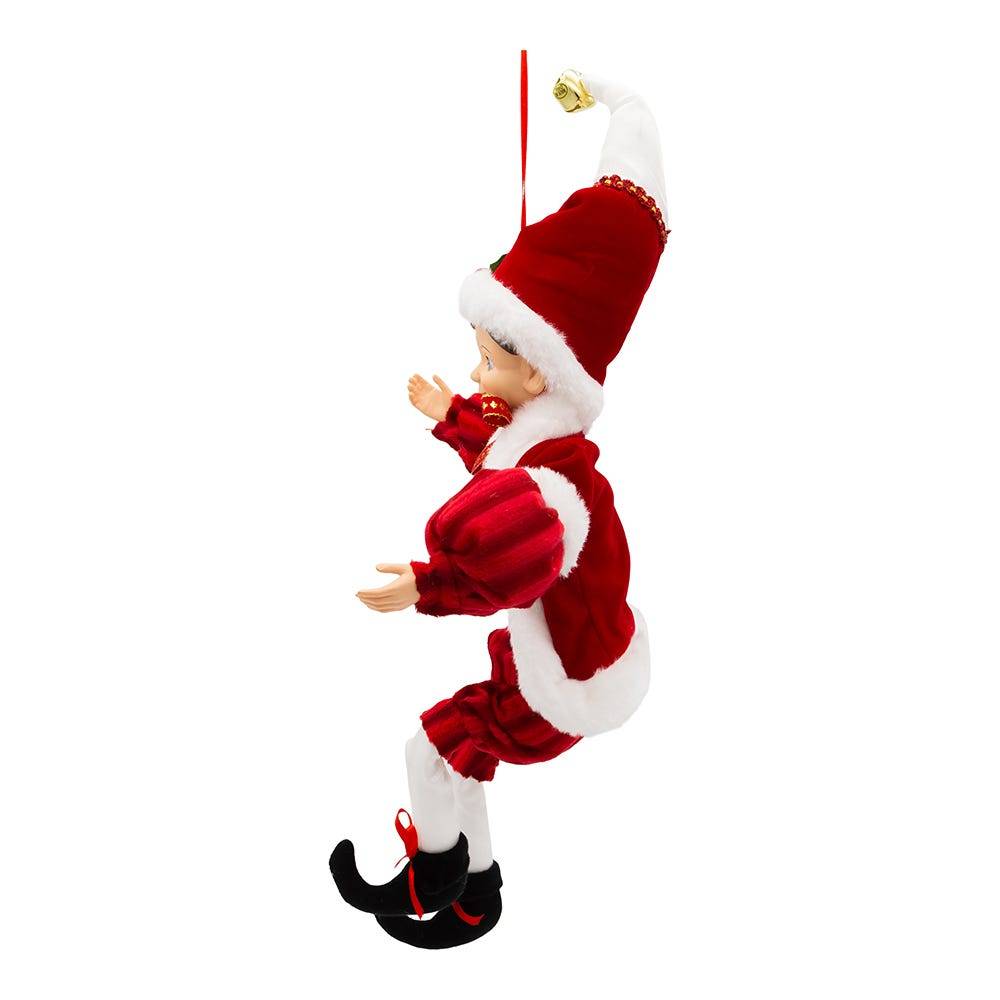 Kurt Adler 15-Inch Red and White Kringle Klaus Elf Ornament