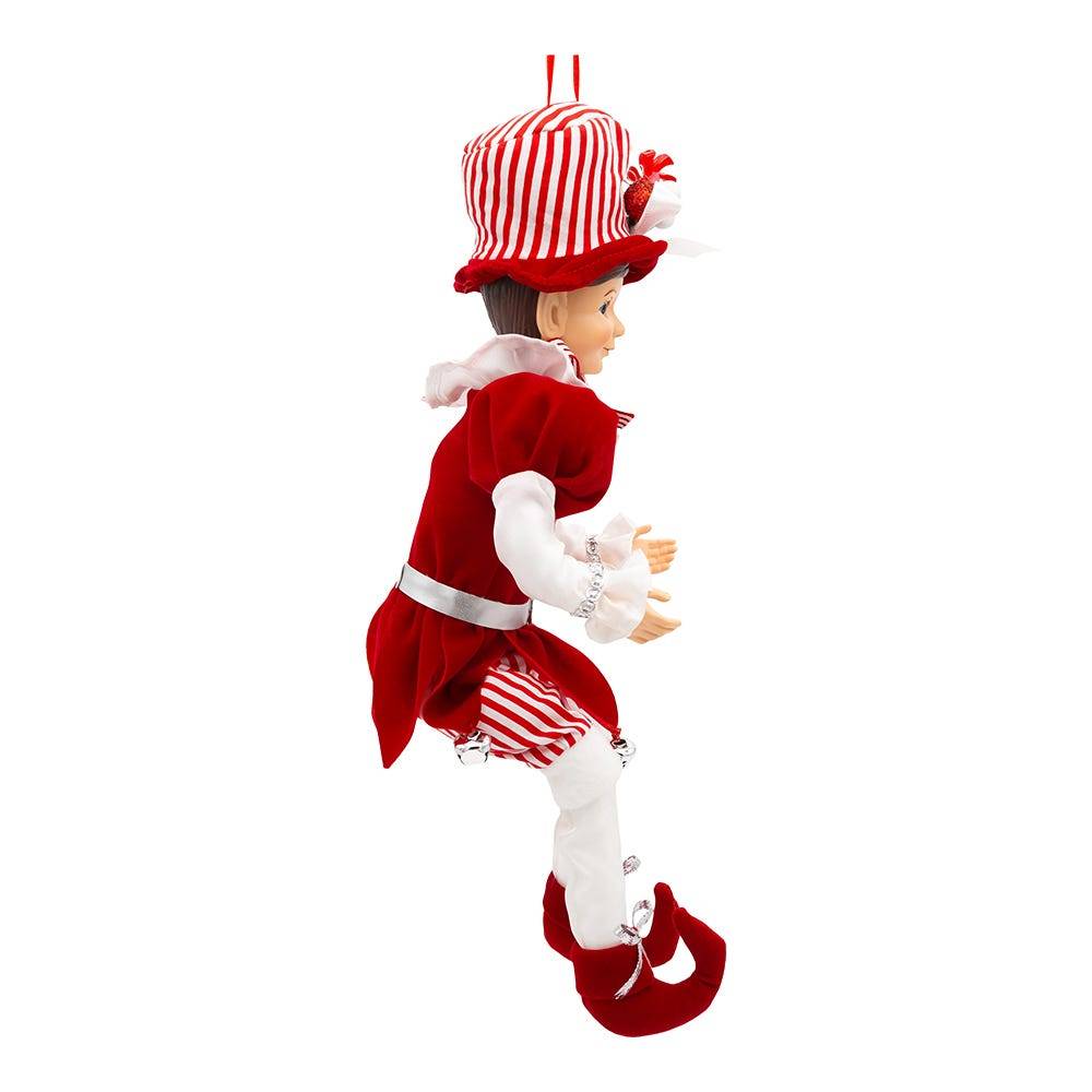 Kurt Adler 15-Inch Kringle Klaus Peppermint Elf Ornament