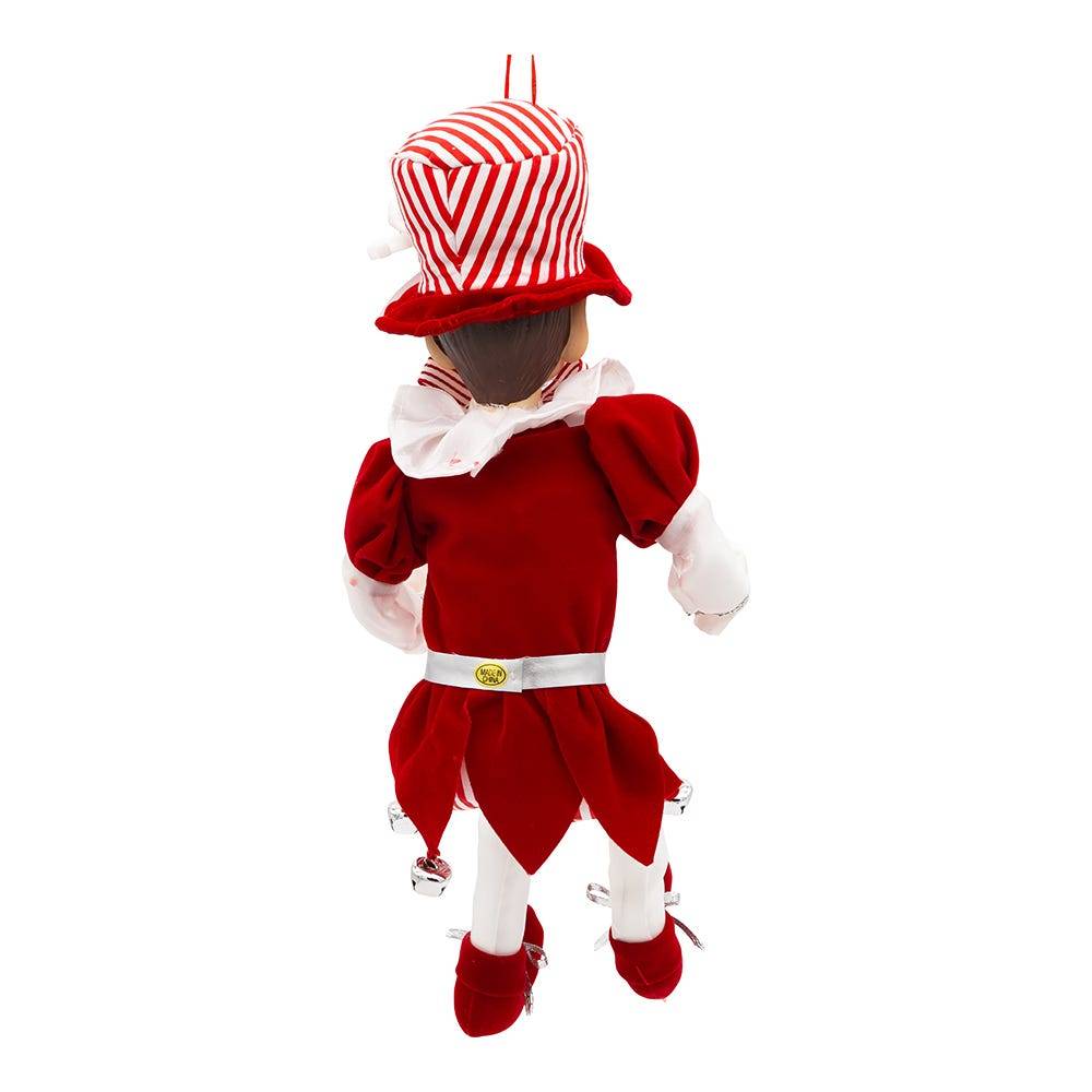 Kurt Adler 15-Inch Kringle Klaus Peppermint Elf Ornament